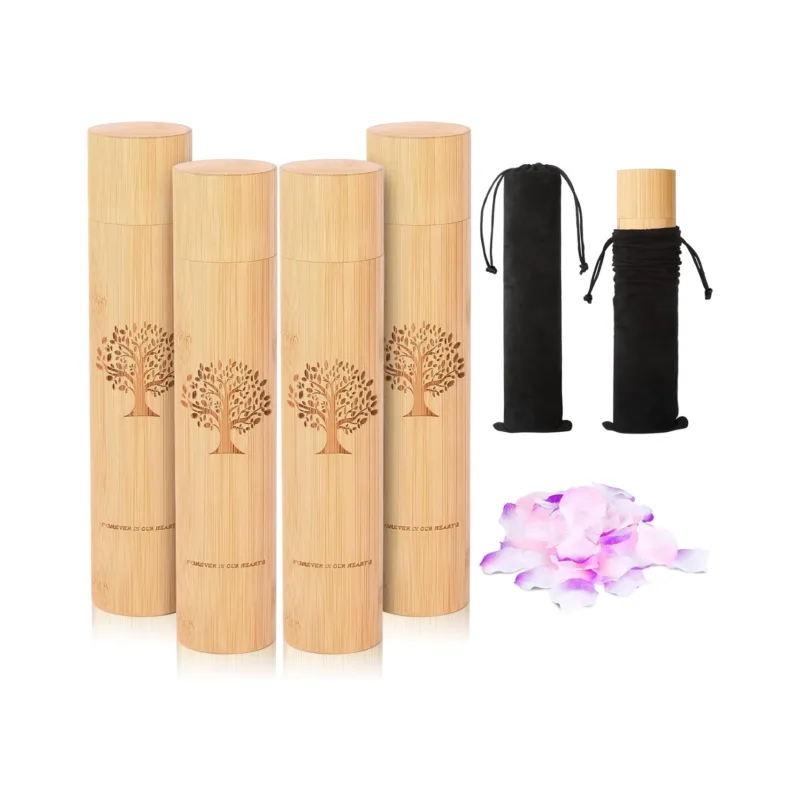 Large Capacity Bamboo Pet Urn for Ashes | Eco-Friendly Burial & Scattering Container