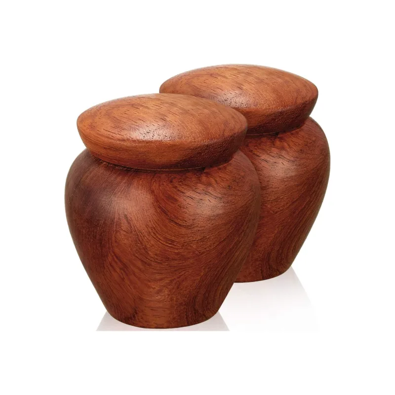 Mini Wooden Pet Urn for Ashes | Handcrafted Keepsake Box for Dog & Cat Fur/Ashes