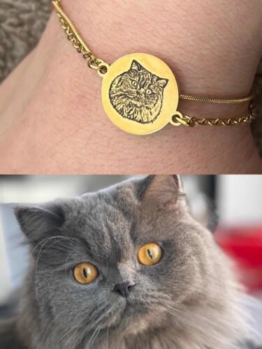 Minimalist Black Urn Pendant - Openable Pet Ashes Necklace｜Laser Engraved Memorial Jewelry for Cat/Dog Lovers-Carry their love in silence photo review