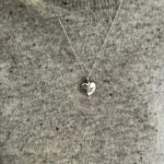 Silver pet ash necklaces paw print heart urn necklace for ashes memorial jewelry for pet Loss photo review