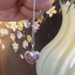 Pet Ashes Necklace Sterling Silver- Urn Pendant for Pet Loss , Memorial Gift photo review