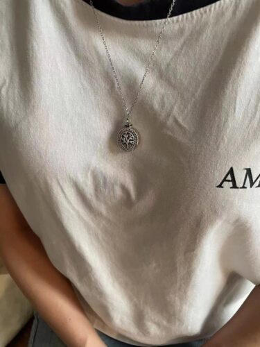 Click to view full screen Pet Ash Necklace Silver – Tree of Life Cremation Jewelry photo review